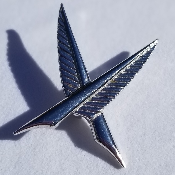 Vintage Ora signed crossed feather brooch pin - Picture 2 of 4